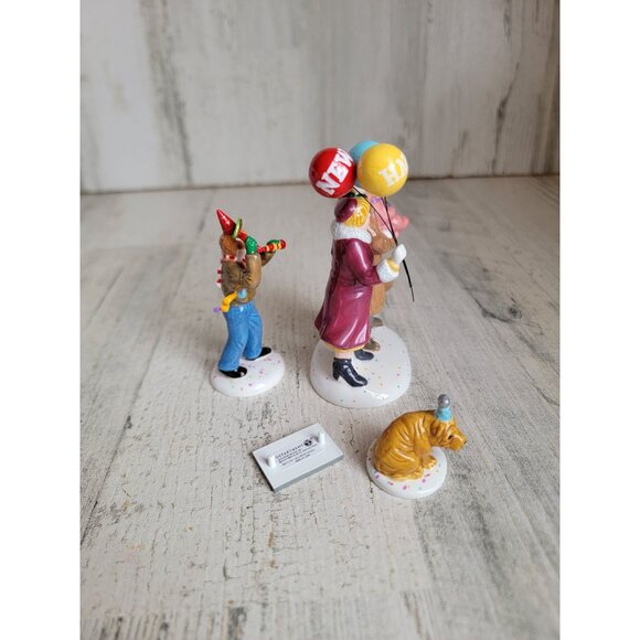 Dept 56 55124 Happy new year retired set village accessory xmas - Picture 5 of 5